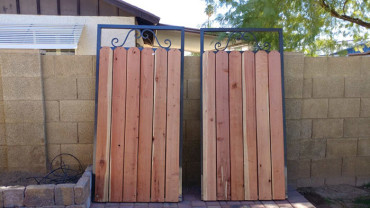 steel-wood-side-yard-gate